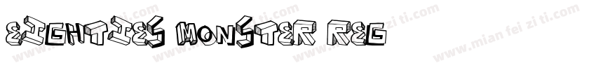 Eighties Monster Reg字体转换